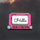 Sketch Board Pins Brooch Jacket Lapel Backpack Badge Ornaments Kids Gifts