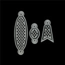 6Pcs Bow Tie Design Metal Cutting Die For DIY Scrapbooking Album Paper Cards3C