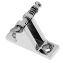 Stainless Steel Deck Hinge Boat Bimini Top Fitting 90 Degree Quick Pin