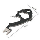 20 In 1 Multi-Tool EDC Gear Camping Pocket Carabiner Opener Keychain Surviv N9C3