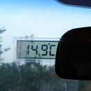 Car Windshield LCD Digital Room Temperature Meter Thermometer Suction Cup C/F