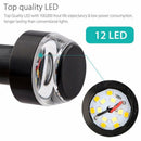 2 Piece 12V Led Motorcycle Handlebar Tail Flashing Turn Signal 22Mm Yellow  T8W7