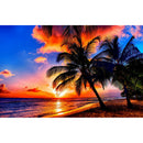 Seaside Scenery 5D DIY Full Drill Diamond Painting Cross Stitch Needlework A