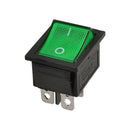KCD4 DPST ON-OFF 4 Pin Terminals Rocker Boat Switch 15A/20A AC 250V/125V A2Y2