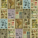 10 pcs DIY Scrapbooking Retro Style Paper Stickers Album Diary Craft Decora W0Q6