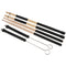 Durable Jazz Drum Set Rod Brush Stick Drumsticks with Non-slip Handle