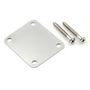 Guitar neck plate with 4 screws for electric strat tele SR FT
