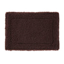 Plush Pet Hamster Cushion Mat Squirrel Blanket Guinea Pig Bed(Dark Brown) A