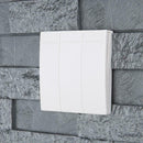 433MHz Wireless Smart Remote Transmitter Wall Panel Stick Switch  (3 Button