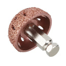 38mm Car Tire Repair Grinding Head Coarse Polish Buffing Wheel With Linking S Gw