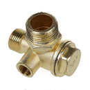 0.35" Female Thread Tube Connector Brass Check Valve for Air Compressor J3A8