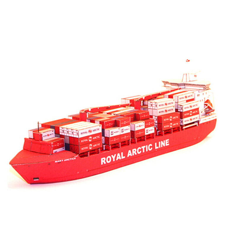 1:400 Scale Denmark Mary Arctica Cargo Containership DIY Handcraft Paper Mode OZ