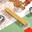 Retro DIY Sealing Wax Strips Text Pattern Fire Painting Stick for Stamp (A) A