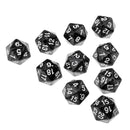 10x Polyhedral D20 Dice Die 22mm Collectible for Dungeons & Dragons Roleplay