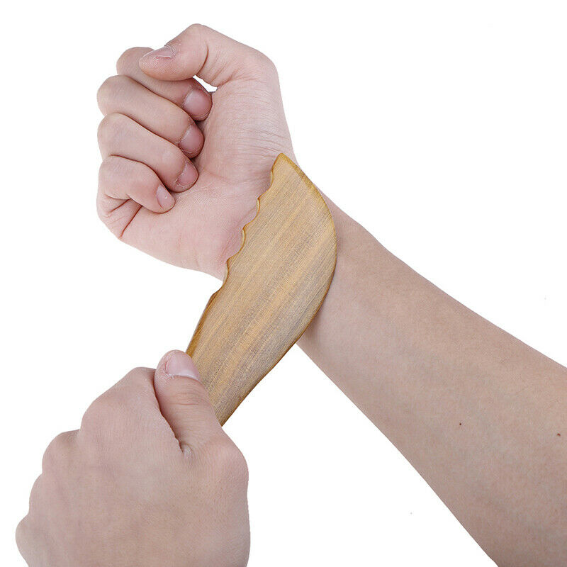 Wooden Gua-Sha Scraping Massage Board Trigger Stick Point Massager AcupunctureJR
