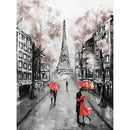 Painting By Numbers Kit DIY Walking Lovers Canvas Oil Art Picture Craft