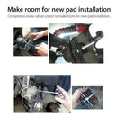 Car Front Rear Disc Brake Pad Spreader Caliper Piston Compressor Repair  EBF