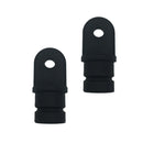 2Pcs Nylon 3/4" 19.05mm Internal Eye Ends Tubes Marine Boat Accessory Round