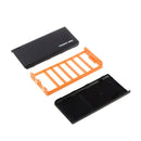 Power Bank Case Kit 18650 Battery Charger Flashlight for Cell Phone-Orange