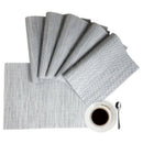 Placemats Gray Place Mats Placemats Wipeable Easy To Clean Table Placemats