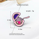 Pink Cartoon Cute Pin Brooches Enamel Badges Kids Boy Girls Jewelry Gifts
