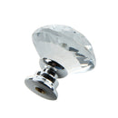 10pcs 30mm Diamond Crystal Glass Door Drawer Cabinet Furniture Handle Knob