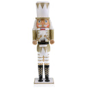 38cm Wooden Nutcracker Drummer Figures Ornaments for Shelves and Tables, Home