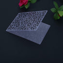 1pc Jingling Bell Plastic Embossing Folder Template For Scrapbooking DIY