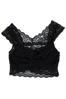 Womens Lady Lace Vest Sleep Bra Crop Tops Sports Padded Boob Tube Leisure B