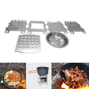 Folding Wood Stove Pocket Alcohol Stove Outdoor Cooking Camping Backpacking ^