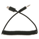 Remote Connect Cord 3.5mm-S2 Spring Coiled Cable for Sony HX50/ HX50V/ HX60/
