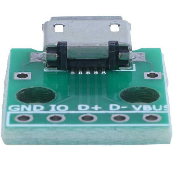 5X(1pcs Micro-USB to Dip the femal B-type Micro-5p PTP Adapter Board 1.56* N7W6)