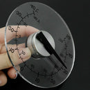 Circular Transparent Outdoor Window Thermometer Temperature Weather Station K4R1