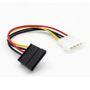 IDE/Molex/IP4/4 pin to SATA Power 15 pin Connector Converter Adapter Cable well