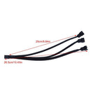 Wholesale Black Sleeved PWM 3 Way 4 pin Y Splitter Computer PC Fan Power Cable