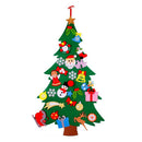Kids Felt Christmas Tree with Ornaments Xmas Gift DIY Door Wall Hanging Dec