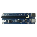 006C PCI-E 1x to 16x Extender Riser Card USB 3.0  6Pin SATA for BTC Mining