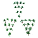 10X/Pack 4.5cm/1.77inch Green Models Tree 1/150 N for RR Railway Mini Scene