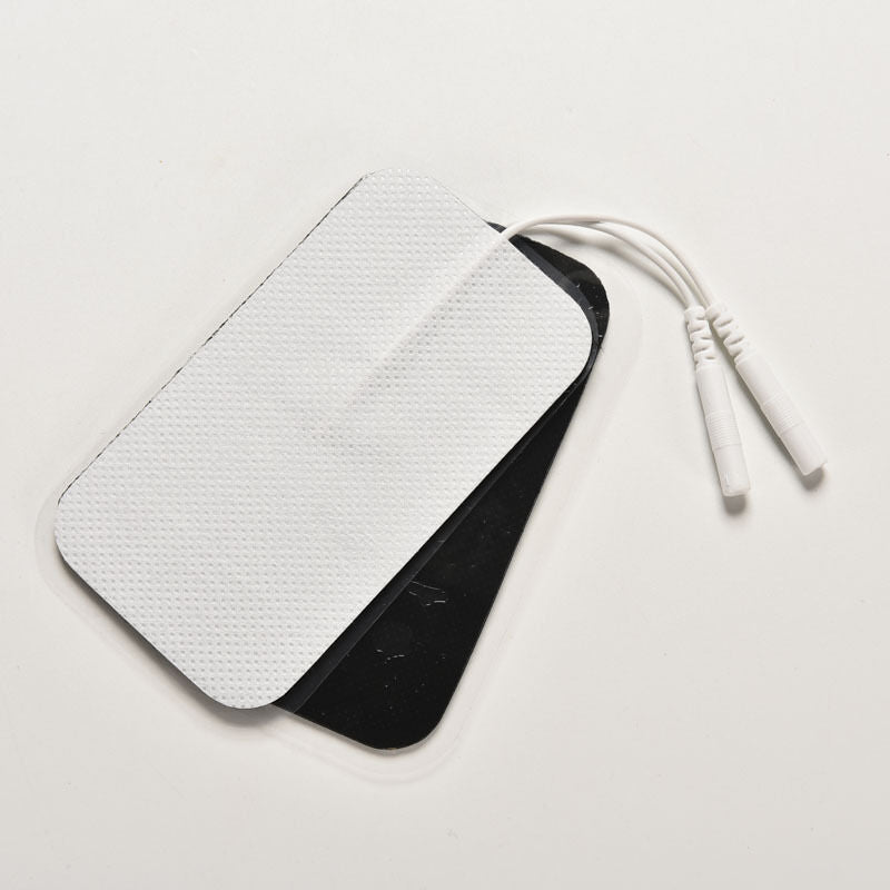 2X 100x50mm Reusable Large Electrode Self Adhesive Pads For Tens EMS Machine  BX