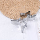 Christmas Reindeer Mold Metal Sugarcraft Cookie Cutter Fondant Cake Decor JR