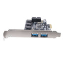 Orico 2 Port Pcie To Usb3.0 19Pin+Front-Facing Express Expansion Card Usb 3