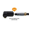 Pack of 2 360 Degree Digital Fiber Optic Toslink Right Angle 90 Degree Fema W8W3