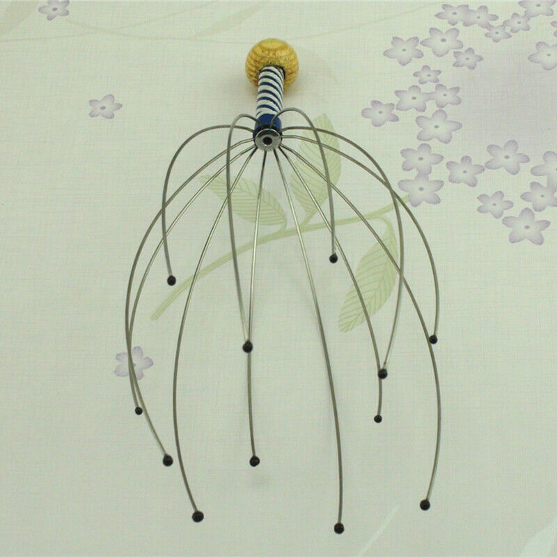 Octopus Head Care Neck Relief Stress Relaxing Claw Massage Skin Care MassagS Gn