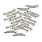 20pcs Blank French Barrette Hair Clips for DIY Women's Hair Accessories 8cm