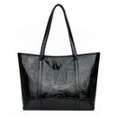 Simple PU Leather Women Shoulder Bag Large Capacity Elegant Travel Handbag