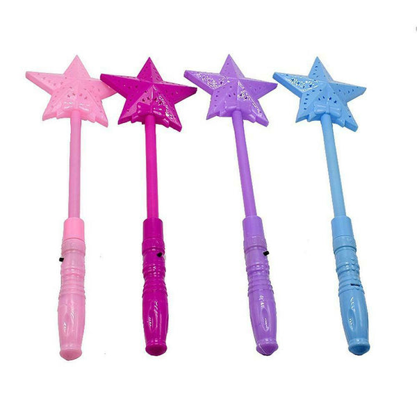 LED Flashing Hollow Star Wand Holiday Concert Party Lights Up Glow Sticks # #s
