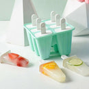 Popsicle Molds 6 Pieces Silicone Ice Molds Bpa Free Popsicle Mold Reusable