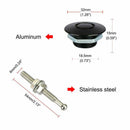 2pc Universal Push Button Quick Release Hood Pin Bonnet Lock Clip Latch Bumper