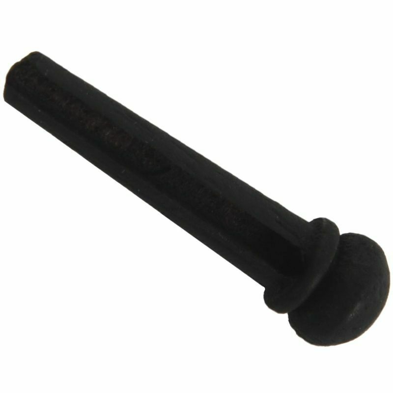 PP200000 TUSQ Bridge Pin with Paua Shell Inlay, Black