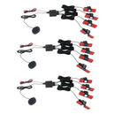 Car Parking Sensors Flat Sensors Reverse Backup Radar Sound Buzzer Alarm(Bl